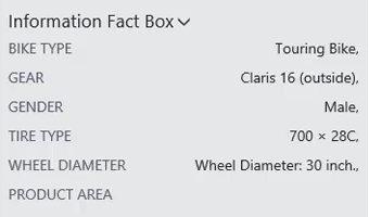 Contextual fact boxes