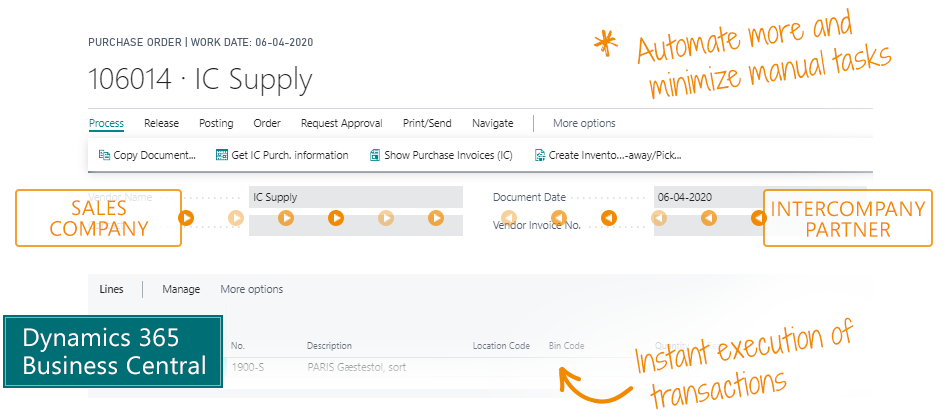 Intercompany for Microsoft Dynamics 365 Business Central